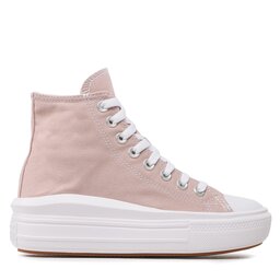 

Кеди Converse Ctas Move Hi A01369C Stone Mauve/White/White, Рожевий