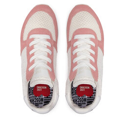 

Снікерcи LOVE MOSCHINO JA15522G0EJL210A Bian/Rosa/Bian, Білий