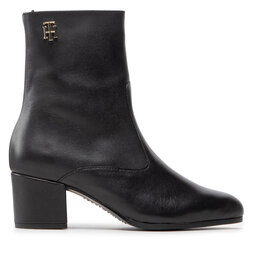 

Ботильйони Tommy Hilfiger Th Hardware Bootie Leather FW0FW06760 Black BDS, Чорний