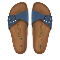

Шльопанці Birkenstock Madrid 1026718 Soft Birki Vegan Elemental Blue, Голубий