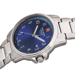

Годинник Swiss Alpine Military 7011.1135 Blue/Silver/Silver, Срібний