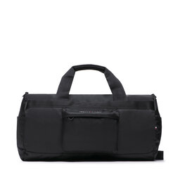 Tommy Hilfiger Brīvdienu soma Tommy Hilfiger Th Skyline Duffle AM0AM10913 Melns