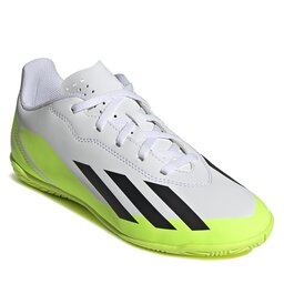 adidas Apavi adidas X Crazyfast.4 Indoor Boots IE4065 Ftwwht/Cblack/Luclem
