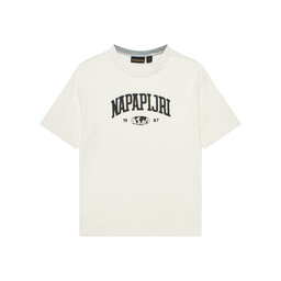 Napapijri Napapijri Majica S-Inot NP0A891F M Écru Regular Fit