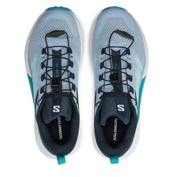 

Взуття Salomon Sense Ride 5 L47458900 Cashmere Blue / Carbon / Peacock Blue, Голубий