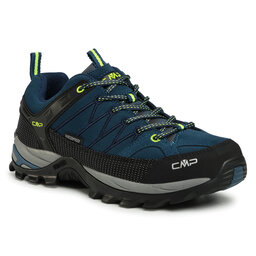 CMP Παπούτσια πεζοπορίας CMP Rigel Low Trekking Shoes Wp 3Q13247 Blue Ink/Yellow Fluo 08MF