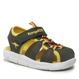 KangaRoos Sandali KangaRoos K-Grobi 02106 000 8504 Olive/Sun Yellow