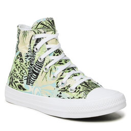 

Кеди Converse Ctas Hi A00547C Lime Ravel/Light Dew/White, Зелений