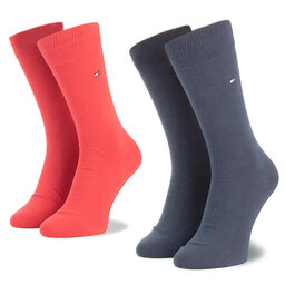 Tommy Hilfiger 2 pares de calcetines altos para hombre Tommy Hilfiger 371111 Tommy Original 085