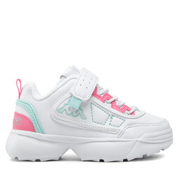 

Снікерcи Kappa 260782MFK White/Mint 1037, Білий