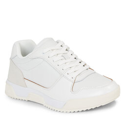 Calvin Klein Sneakersy Calvin Klein Low Top Lace Up Lth HM0HM01173 White Mix 0K5