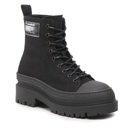 Tommy Hilfiger Боти Tommy Hilfiger Tjw Foxing Canvas EN0EN02216 Black BDS