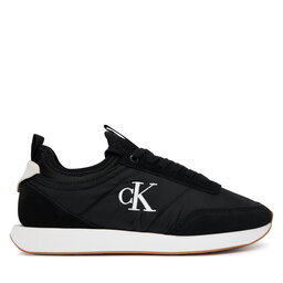 Calvin Klein Sneakers Calvin Klein Retro Runner Lace Up Sock YW0YW02060 Schwarz