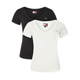 Tommy Jeans Tommy Jeans T-Shirt-Set DW0DW21367 Bunt Slim Fit