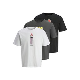Jack & Jones Jack & Jones Комплект футболок Holiday Skull 12294420 Кольоровий Regular Fit