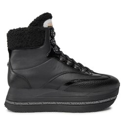 

Снікерcи KARL LAGERFELD KL64963 Black Lthr & Suede Mono, Чорний