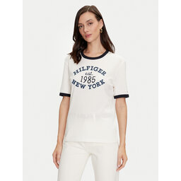 Tommy Hilfiger Tommy Hilfiger Футболка Varsity Ringer WW0WW42585 Білий Regular Fit