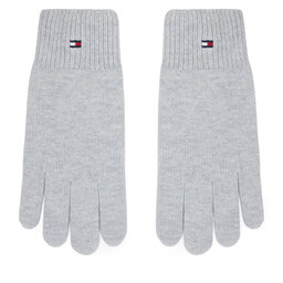 Tommy Hilfiger Damenhandschuhe Tommy Hilfiger Flag AW0AW19131 Hellgrau