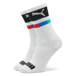 

Набір 2 пар високих дитячих шкарпеток Puma Kids Seasonal Crew 2P 938006 White Combo 01, Білий