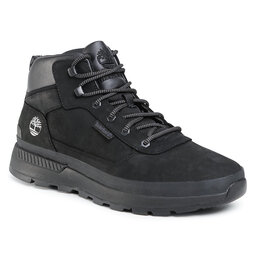 Timberland Schnürschuhe Timberland Field Trekker Mid Hiker TB0A1ZPU015 Black Nubuck
