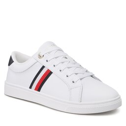 Tommy Hilfiger Zapatillas Tommy Hilfiger Essential Webbing Cupsole FW0FW07378 White YBS