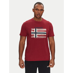 Napapijri Napapijri T-Shirt S-Lari NP0A4IE5R1E1 Rot Regular Fit