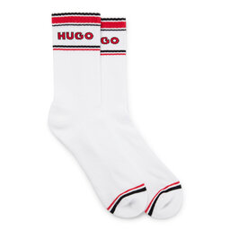 

Низькі чоловічі шкарпетки Hugo 50491624 White 100, Білий