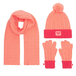 Roxy Σετ σκουφάκι, κασκόλ και γάντια Roxy RX-KF-001-AW24 Πορτοκαλί