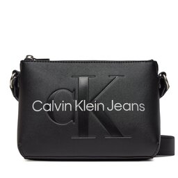 Calvin Klein Jeans Kabelka Calvin Klein Jeans Sculpted Camera Pouch21 Mono K60K610681 Black/Metallic Logo 0GL