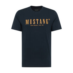 Mustang Mustang Camiseta Austin 1016853 Azul marino Regular Fit