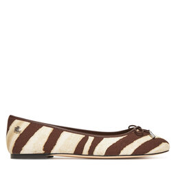 LAUREN RALPH LAUREN Baleriny LAUREN RALPH LAUREN Jayna 802974360001 Brązowy