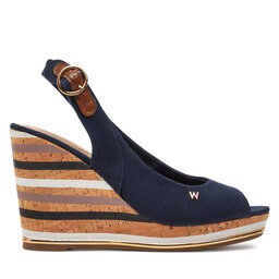 Wrangler Sandały Wrangler Raval Marina Women Wedge 20241057.29Y Granatowy