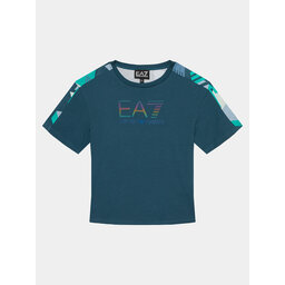 EA7 Emporio Armani EA7 Emporio Armani T-shirt 3DBT54 BJ02Z 1821 Srebrna Regular Fit