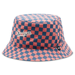 47 Brand Cappello 47 Brand MLB Los Angeles Dodgers Check Up Script '47 BUCKET B-CHKBK12GWF-IR Rosso