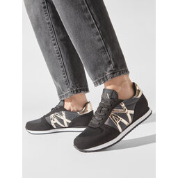 

Снікерcи Armani Exchange XDX031 XV137 N692 Black/Lt Gold, Чорний