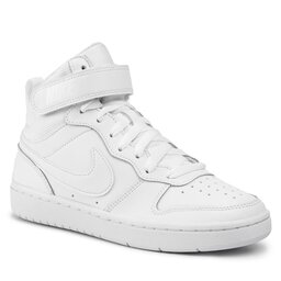 Nike Cipő Nike Court Borough Mid 2 (Gs) CD7782 100 White/White/White