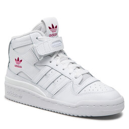 adidas Παπούτσια adidas Forum Mid W G57984 Ftwwht/Ftwwht/Shopnk