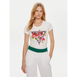 Guess Guess T-Shirt W4YI71 J1314 Λευκό Regular Fit