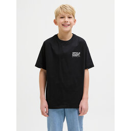 Jack&Jones Junior Jack&Jones Junior Marškinėliai Dynamic Dust 12274677 Juoda Loose Fit