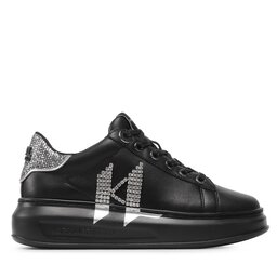 

Снікерcи KARL LAGERFELD KL62516D Black Lthr W/Silver, Чорний