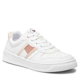 Tommy Hilfiger Sneakers Tommy Hilfiger Low Cut Lace-Up Sneaker T3A4-32143-135 S White/Pink X134