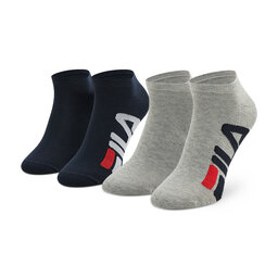 Fila 2 pár hosszú szárú férfi zokni Fila Calza Invisibile F9199 Navy/Grey 189