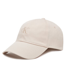 Calvin Klein Jeans Czapka z daszkiem Calvin Klein Jeans Embroidered Monogram Cap LV04K5024G Różowy
