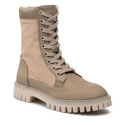 Tommy Hilfiger Bottes de randonnée Tommy Hilfiger Th Casual Lace Up Boot FW0FW06549 Beige AEG