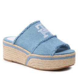 Tommy Hilfiger Espadrilles Tommy Hilfiger Denim Wedge Flatform FW0FW07085 Denim 0G1