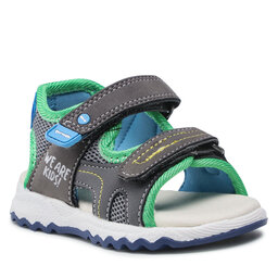 Garvalin Sandały Garvalin 222806 B-Gris Y Azul Electrico