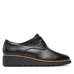 Clarks Oxfords Clarks Sharon Rae 261754164 Μαύρο