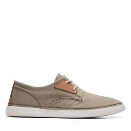 

Туфлі Clarks Gereld Tie 26171669 Olive Textile, Зелений