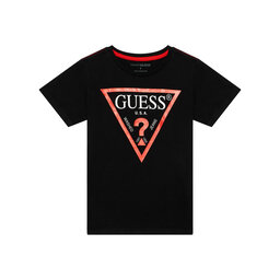 Guess Guess Marškinėliai L73I55 K8HM0 Juoda Regular Fit