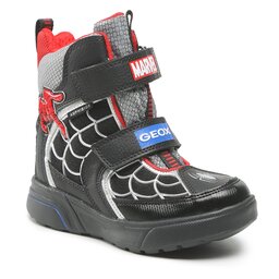 Geox Stivali Geox J Sveggen B. B Abx A J267UA 0BU11 C0048 S Black/Red